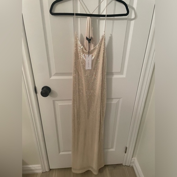 Dynamite Scoop Neck Sequin Maxi - Picture 3 of 8